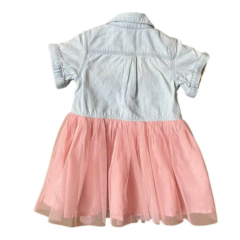 Two 18M dresses by OshKosh and Nannette baby.